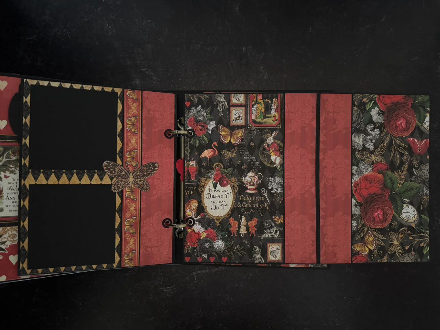 Graphic 45 Curiouser & Curiouser - Binder Album w/ Interactive Pages 2025 Kit 2 - Image 5