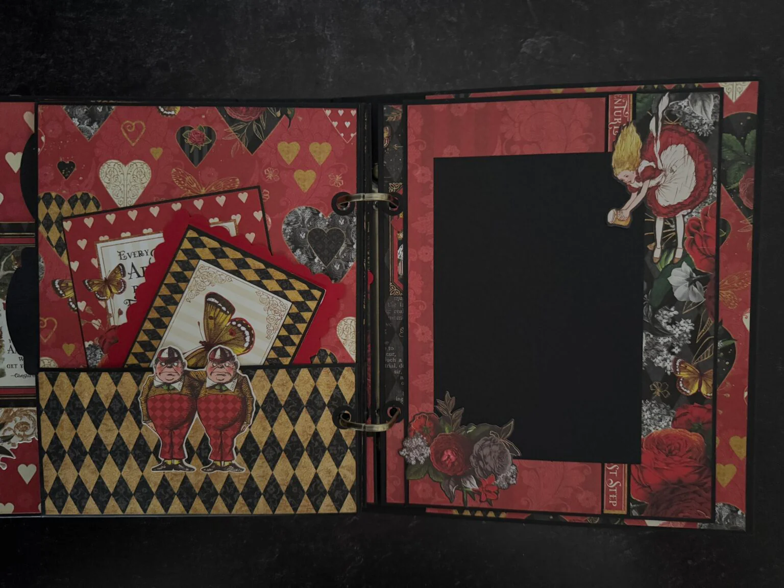 Graphic 45 Curiouser & Curiouser - Binder Album w/ Interactive Pages 2025 Kit 2 - Image 6
