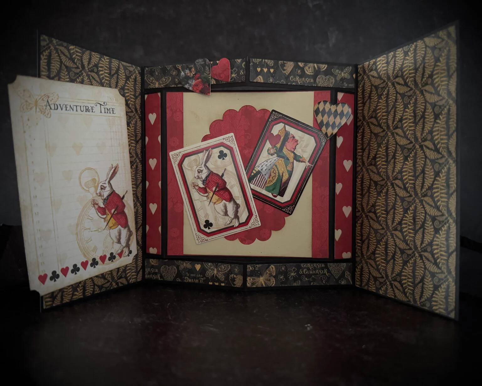 Graphic 45 Curiouser & Curiouser - Pop-Up Card Set 2025 Kit 2 - Image 18