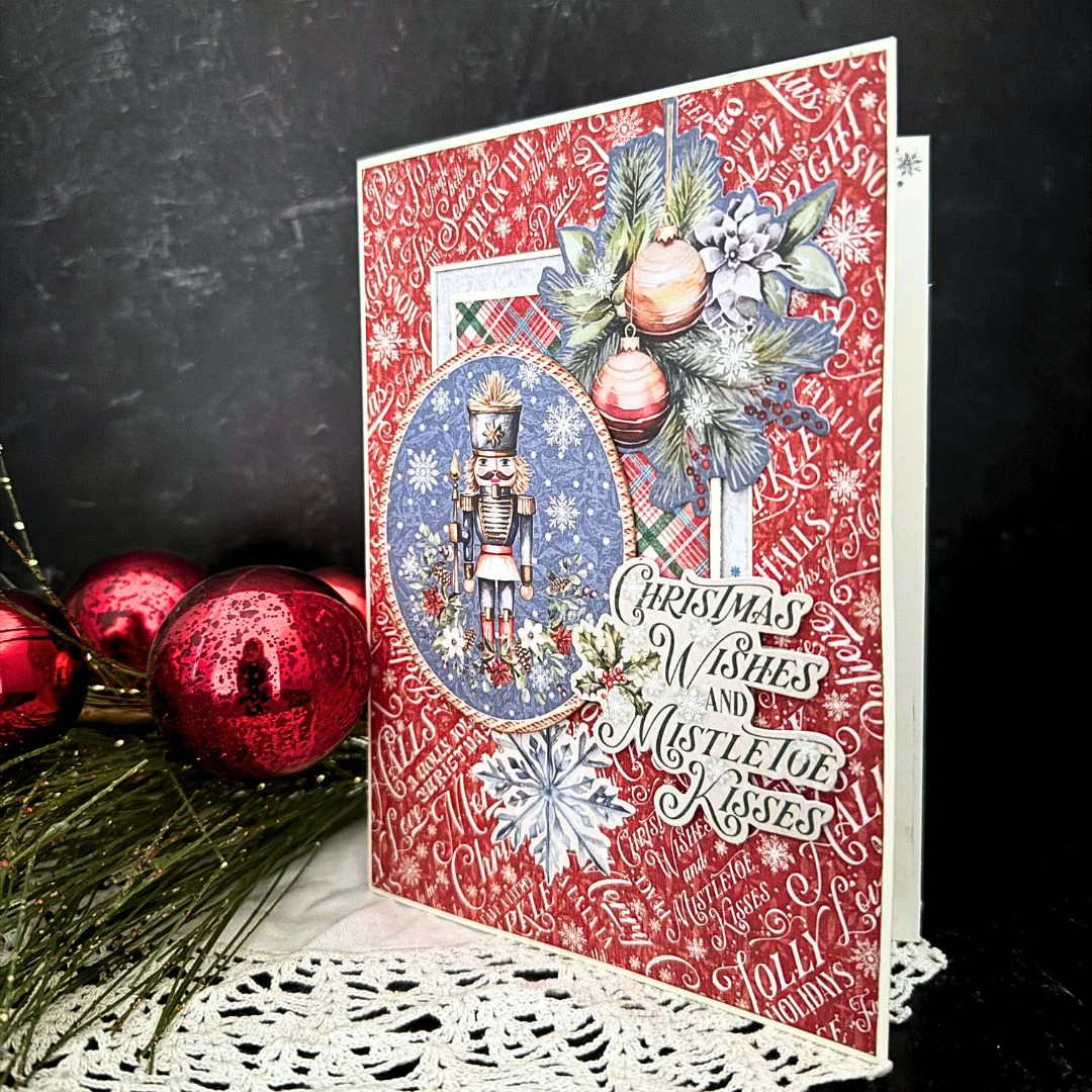 Graphic 45 Deck the Halls - Layered Dimensional Card Set 2025 Kit 8 - Image 11