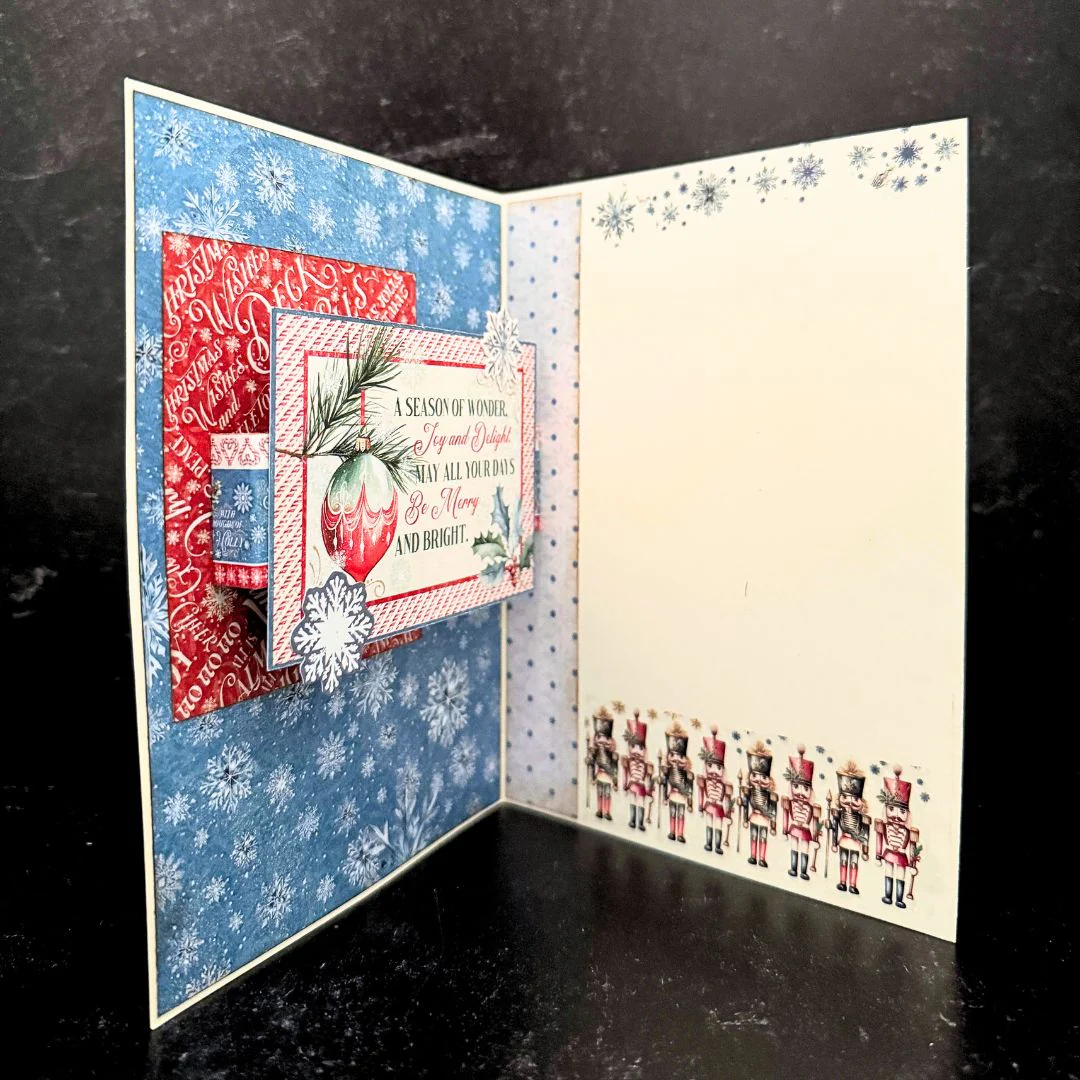 Graphic 45 Deck the Halls - Layered Dimensional Card Set 2025 Kit 8 - Image 12