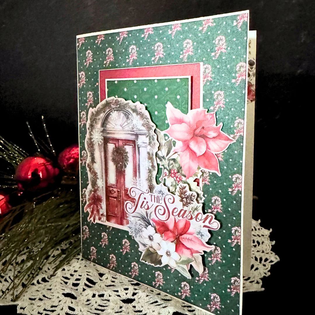 Graphic 45 Deck the Halls - Layered Dimensional Card Set 2025 Kit 8 - Image 15