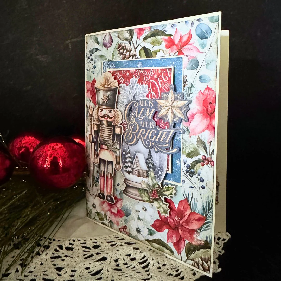 Graphic 45 Deck the Halls - Layered Dimensional Card Set 2025 Kit 8 - Image 5