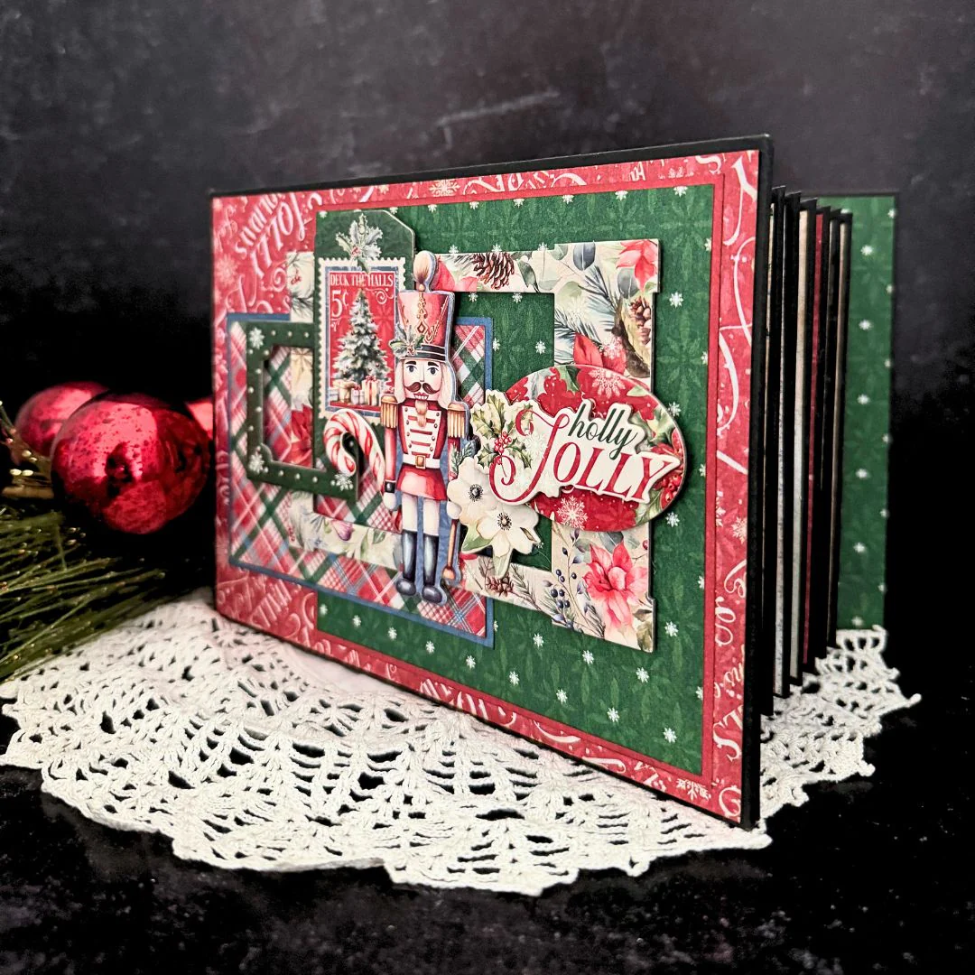 Graphic 45 Deck the Halls - Policy Envelope Album 2025 Kit 8 - Image 2