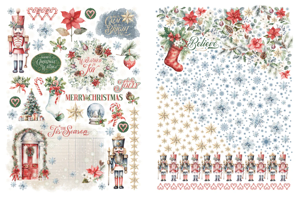 Graphic 45 Deck the Halls Rub-On Transfer Set - Image 2
