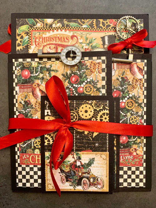 Graphic 45 *Exclusive Kit* Christmas Time - Accordion Album - Image 4