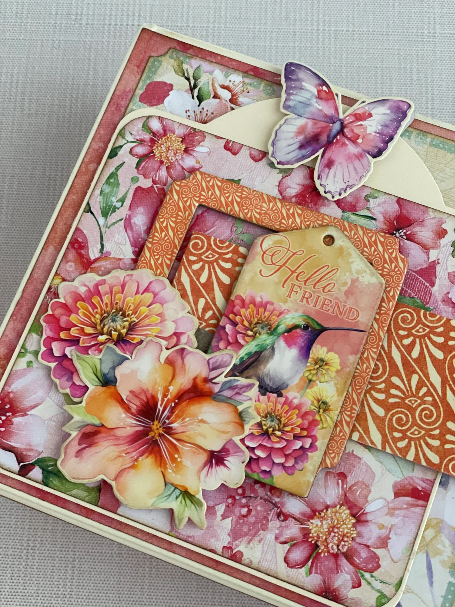 Graphic 45 Flight of Fancy - Square Tag Album in a Box 2024 Kit 5 - Image 15
