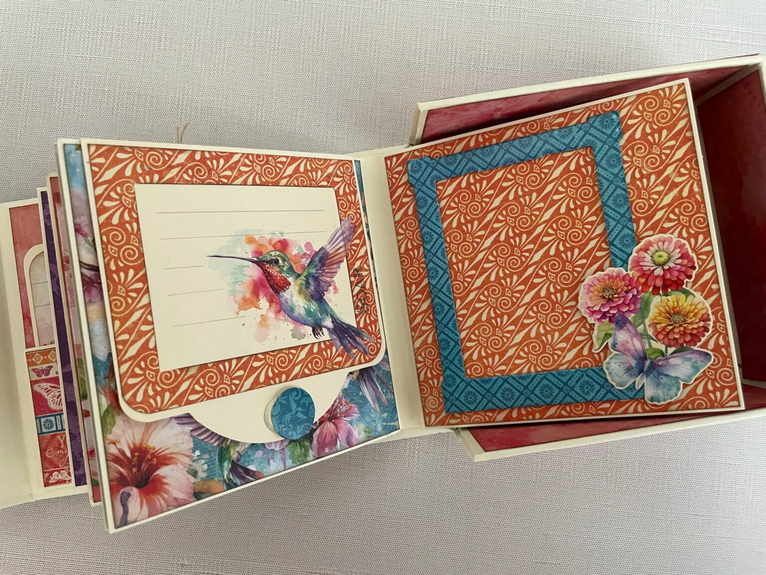 Graphic 45 Flight of Fancy - Square Tag Album in a Box 2024 Kit 5 - Image 8