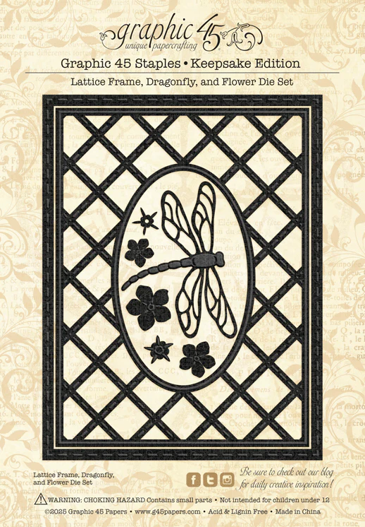 Graphic 45 Flutter - Keepsake Kit (with Exclusive Metal Die Set) - Image 2