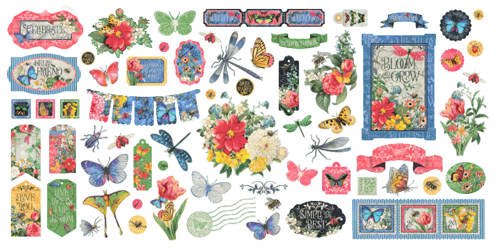 Graphic 45 Flutter - Keepsake Kit (with Exclusive Metal Die Set) - Image 6