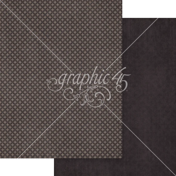 Graphic 45 Ghostly Greetings 8.5” x 11” Patterns & Solids Pack - Image 7