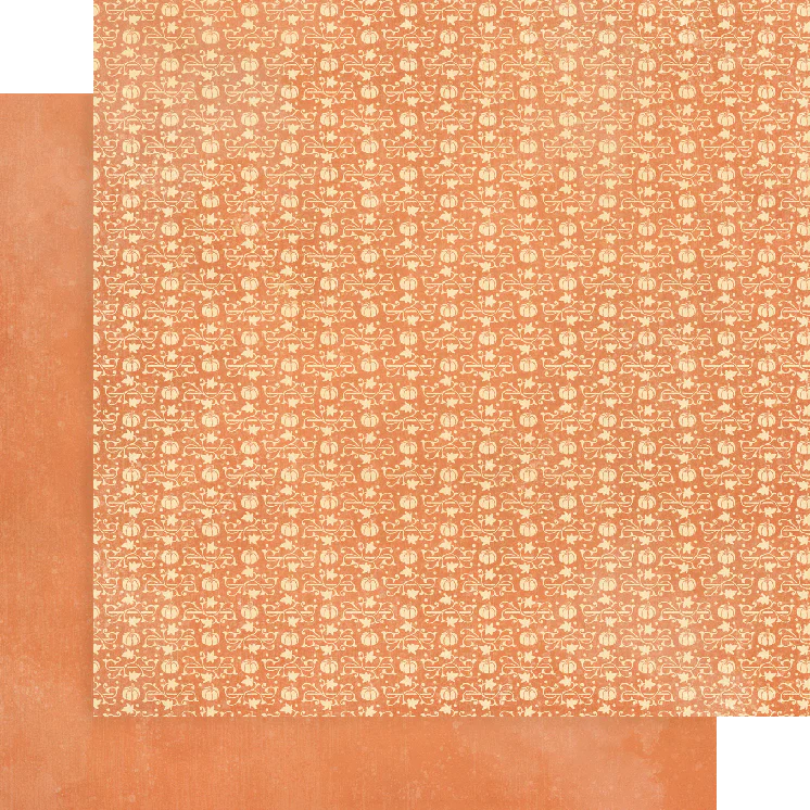 Graphic 45 Hello Pumpkin 12x12 Patterns & Solids Pack - Image 6