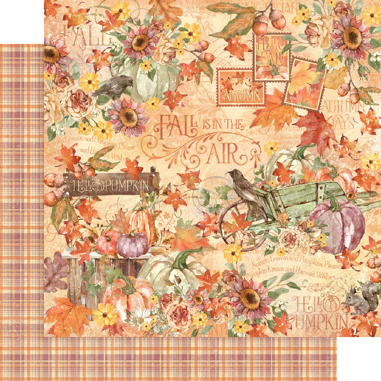 Graphic 45 Hello Pumpkin 8x8 Collection Pack - Image 2