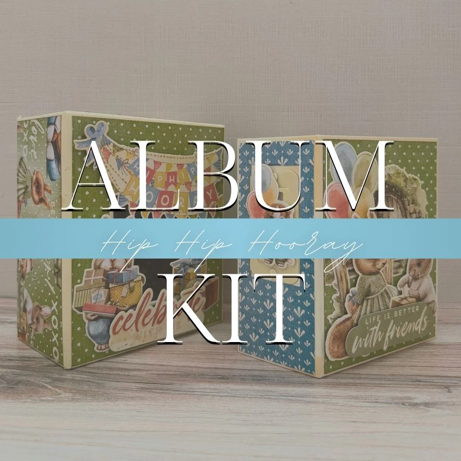 Graphic 45 Hip Hip Hooray - Mini Album & Matchbook Box 2025 Kit 4 - Image 7
