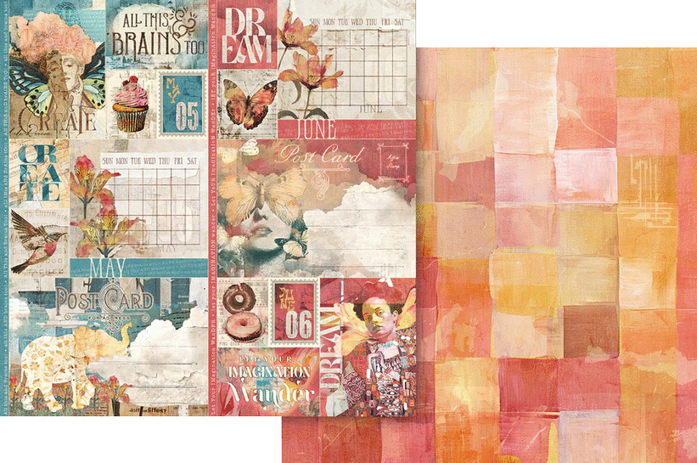 Graphic 45 Journaling Through Time 12” x 12” Collection Pack - Image 4