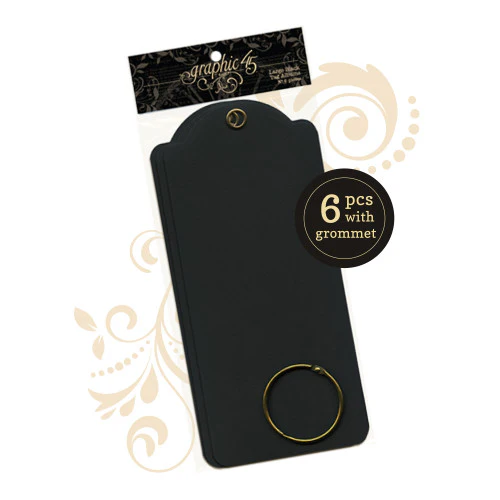 Graphic 45 Large Tag Albums - Black - Image 3