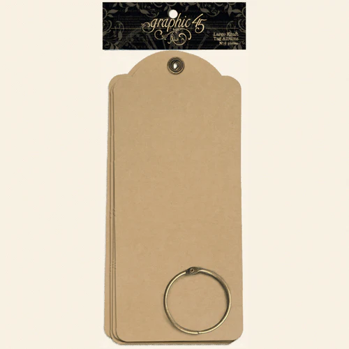 Graphic 45 Large Tags Kraft - Image 2