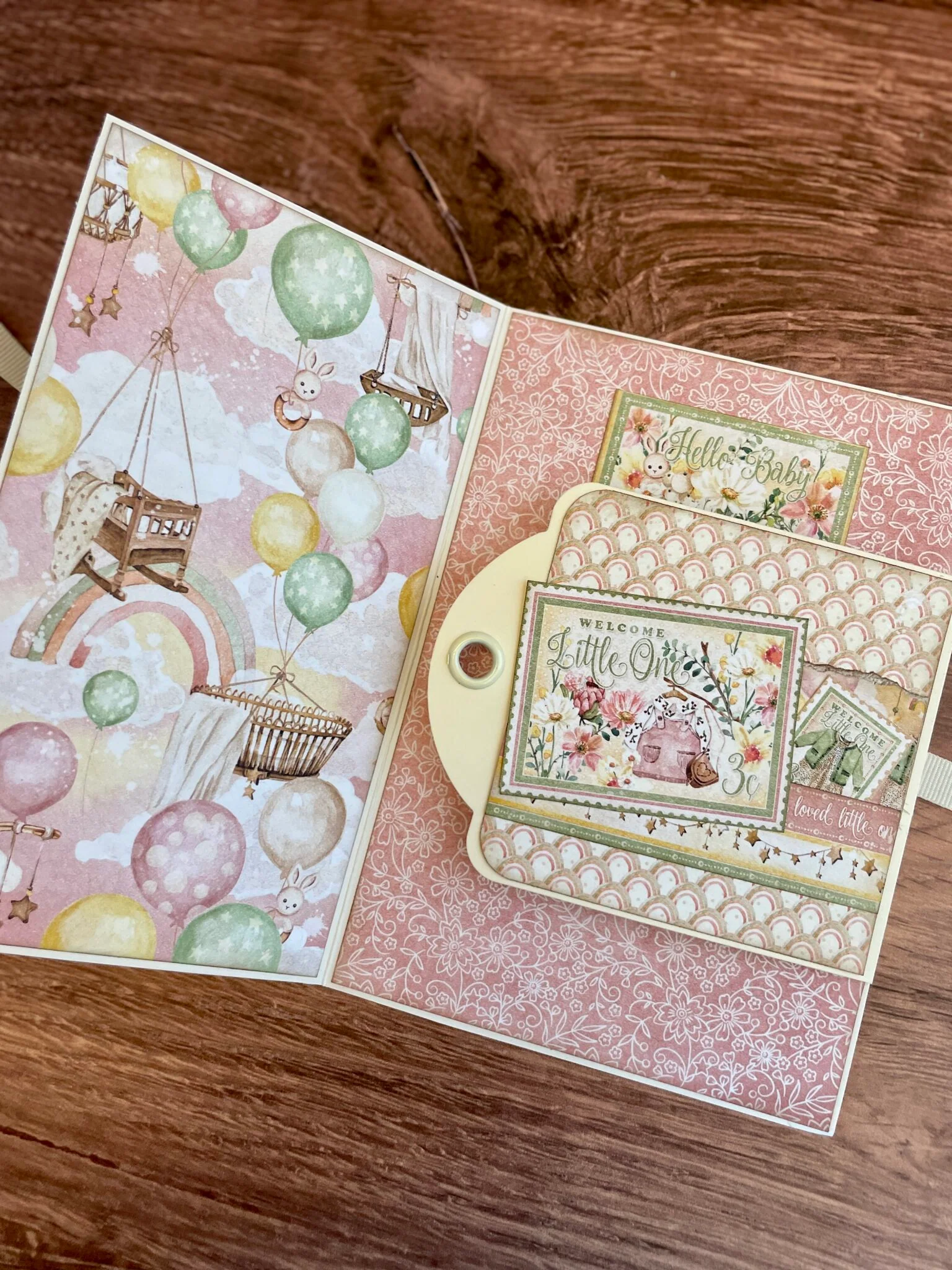 Graphic 45 Little One Twisted Easel Card Set 2023 Vol.3 - Image 3