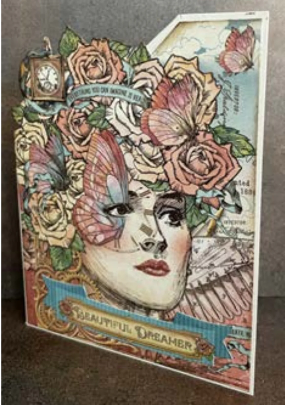 Graphic 45 Love Notes & Imagine RARE Card Set Monthly Kit 2023 Vol 12 - Image 3