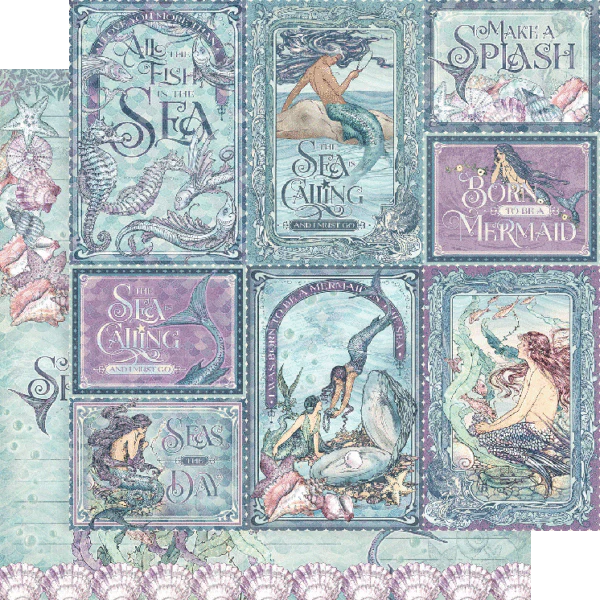 Graphic 45 Make a Splash 8 x 8 Collection Pack - Image 4