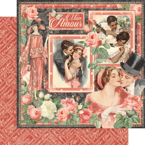 Graphic 45 Mon Amour 12” x 12” Deluxe Collector's Edition - Image 10