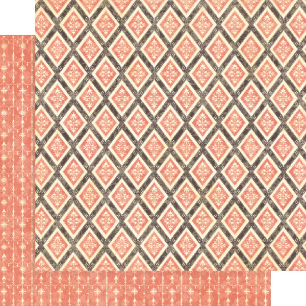 Graphic 45 Mon Amour 8” x 8” Paper Pad - Image 9