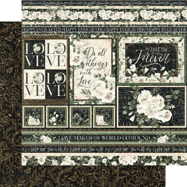 Graphic 45 P.S. I Love You 12x12 Collection Pack with Stickers - Image 5