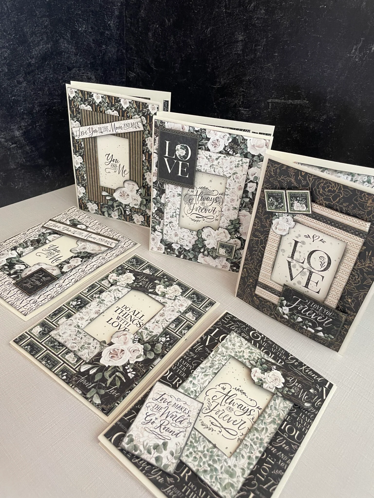 Graphic 45 P.S. I Love You Pop-Up Frame Card Set Monthly Kit 2023 Vol 8