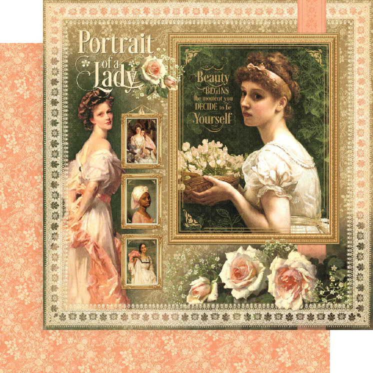 Graphic 45 Portrait of a Lady 12” x 12” Deluxe Collector’s Edition - Image 6