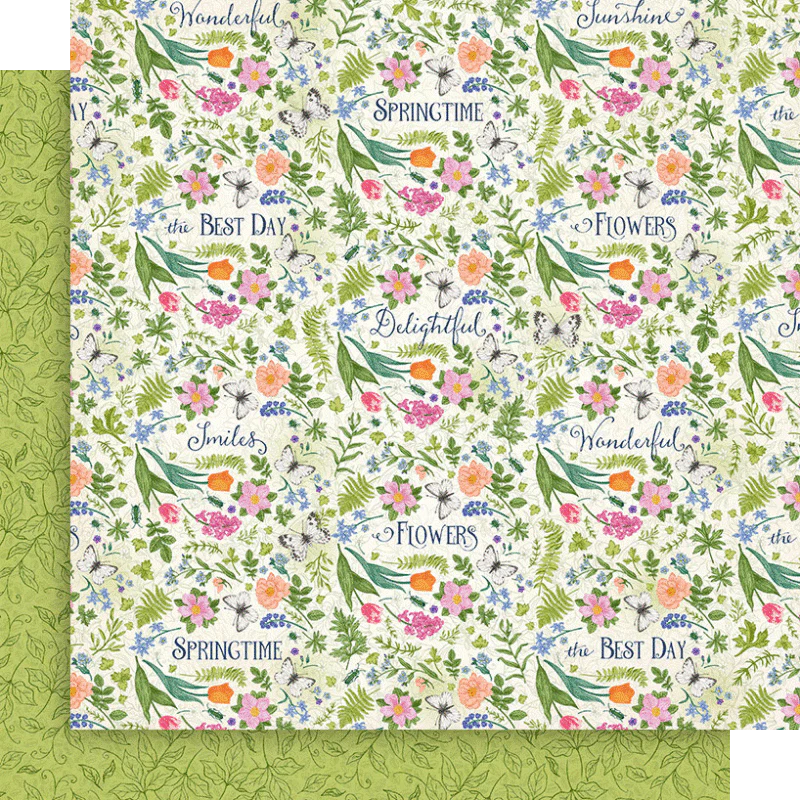 Graphic 45 Spring is in the Air 8” x 8” Collection Pack - Image 4