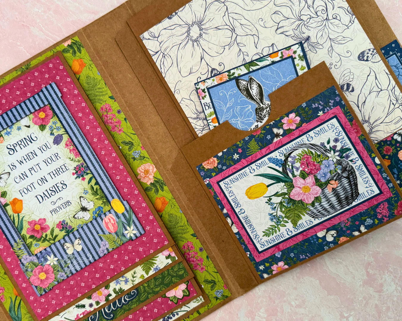 Graphic 45 Spring is in the Air - Interactive Folio Album 2025 Kit 3 - Image 6