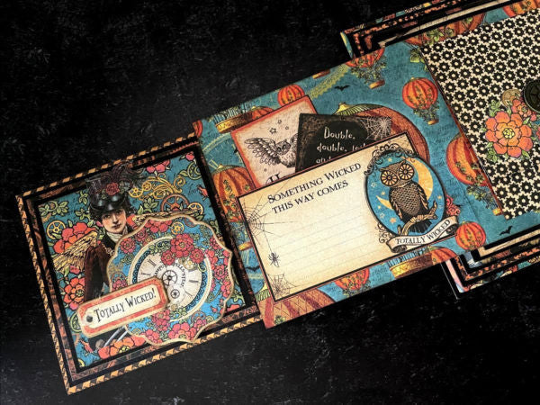 Graphic 45 Steampunk Spells - Interactive Pyramidal Album - Image 2