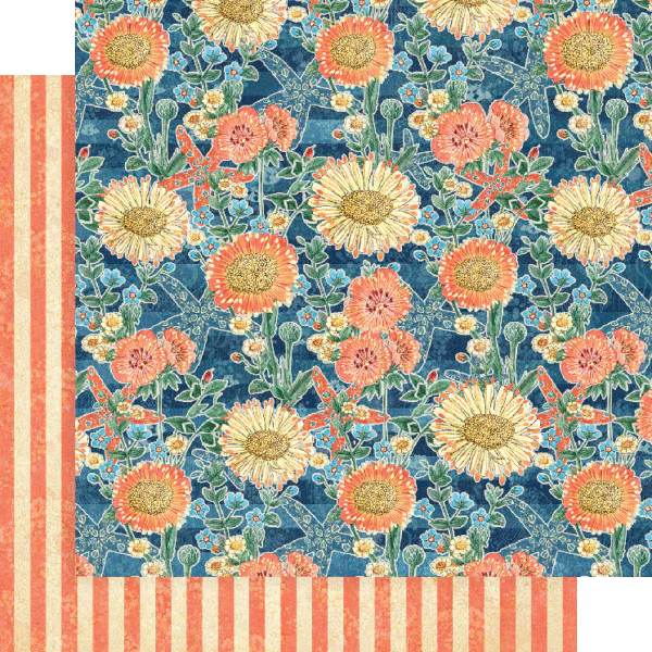 Graphic 45 Sunkissed 12x12 Collectors Edition Pack with Stickers - Image 5