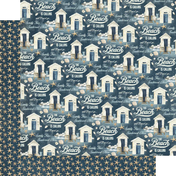Graphic 45 The Beach Is Calling 12” x 12” Collection Pack - Image 9