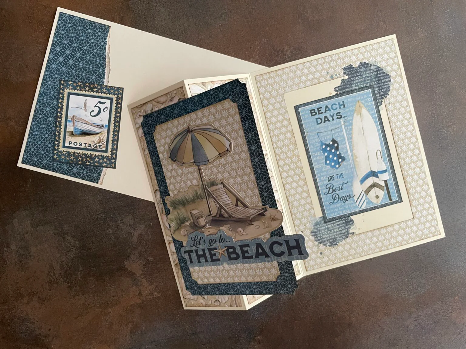Graphic 45 The Beach is Calling - Rub-On Transfer Card Set 2024 Kit 3 - Image 7