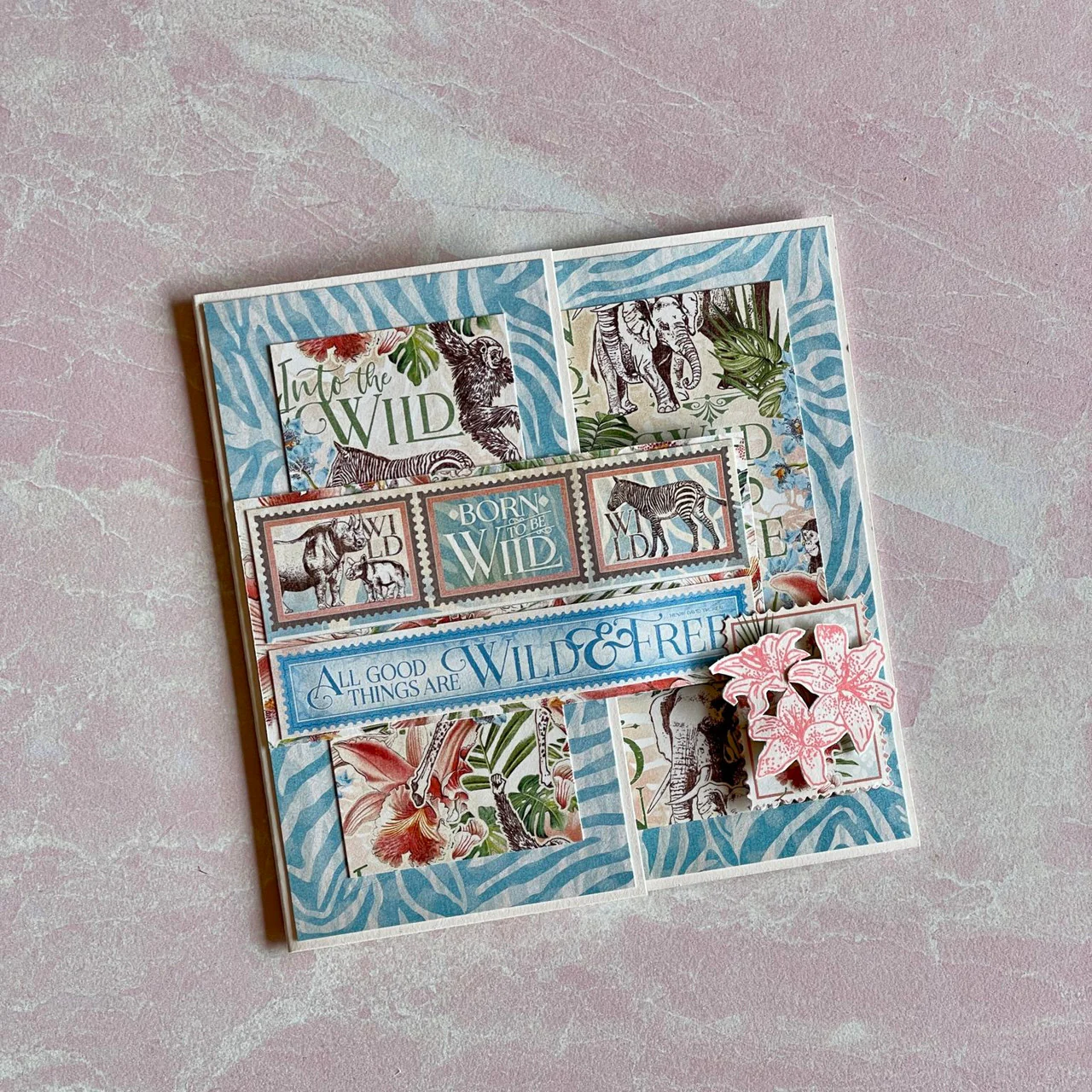 Graphic 45 Wild & Free - Corner Tuck Card Set - Image 3