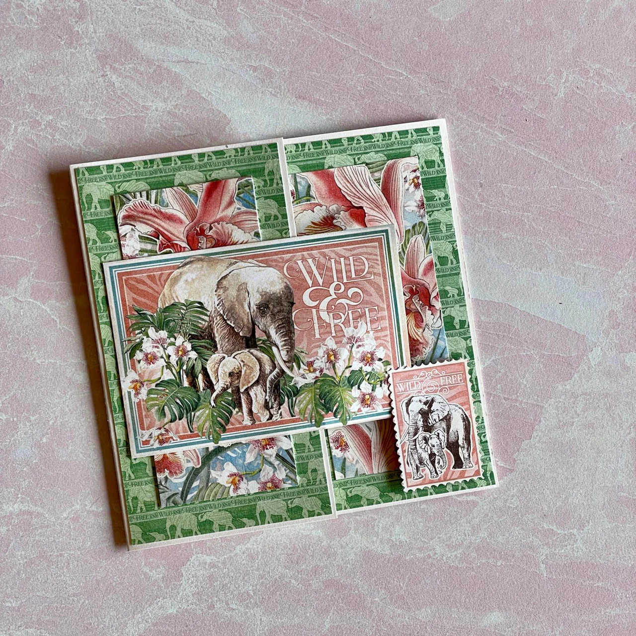 Graphic 45 Wild & Free - Corner Tuck Card Set - Image 7