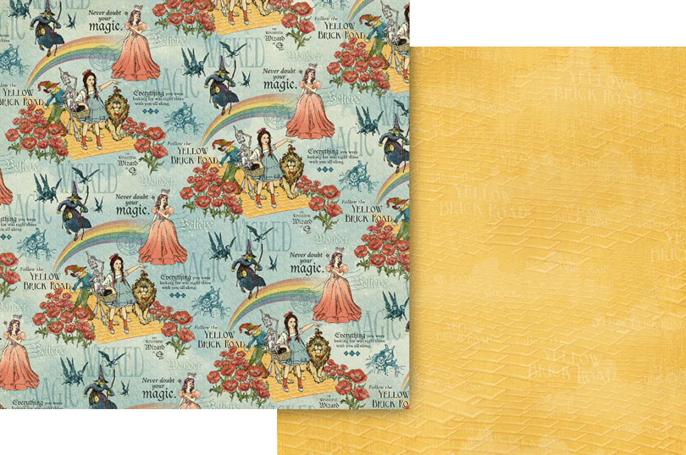 Graphic 45 Wonder of Oz 8” x 8” Collection Pack - Image 4