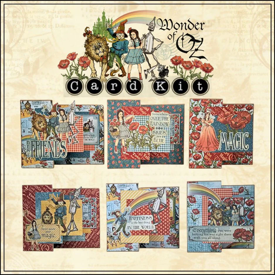 Graphic 45 Wonder of Oz - Triple Z-Fold Card Set 2026 Kit 2