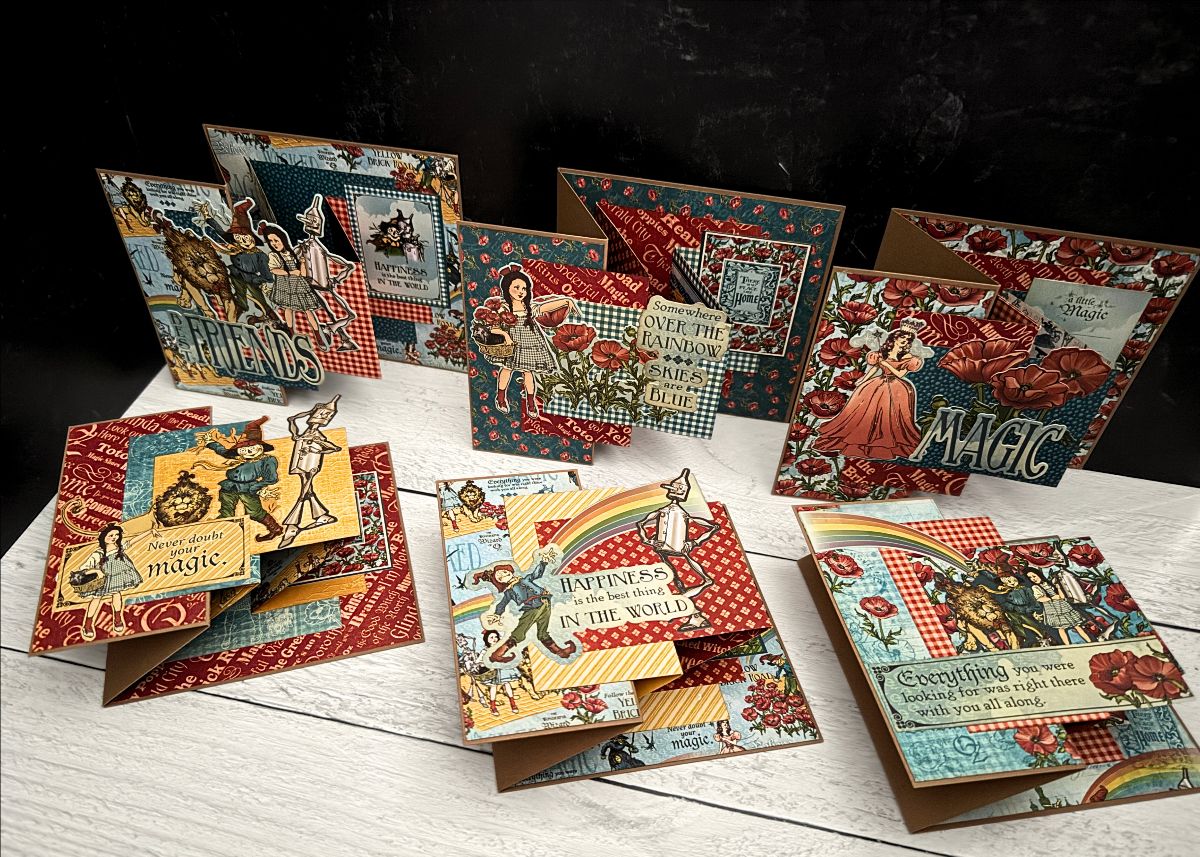 Graphic 45 Wonder of Oz - Triple Z-Fold Card Set 2026 Kit 2 - Image 7