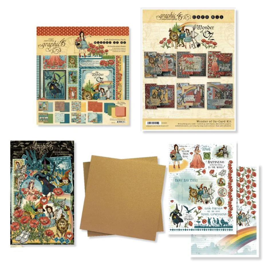 Graphic 45 Wonder of Oz - Triple Z-Fold Card Set 2026 Kit 2 - Image 8