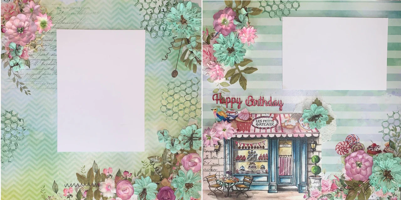 Happy Birthday Sweet Treats 2-Page Layout