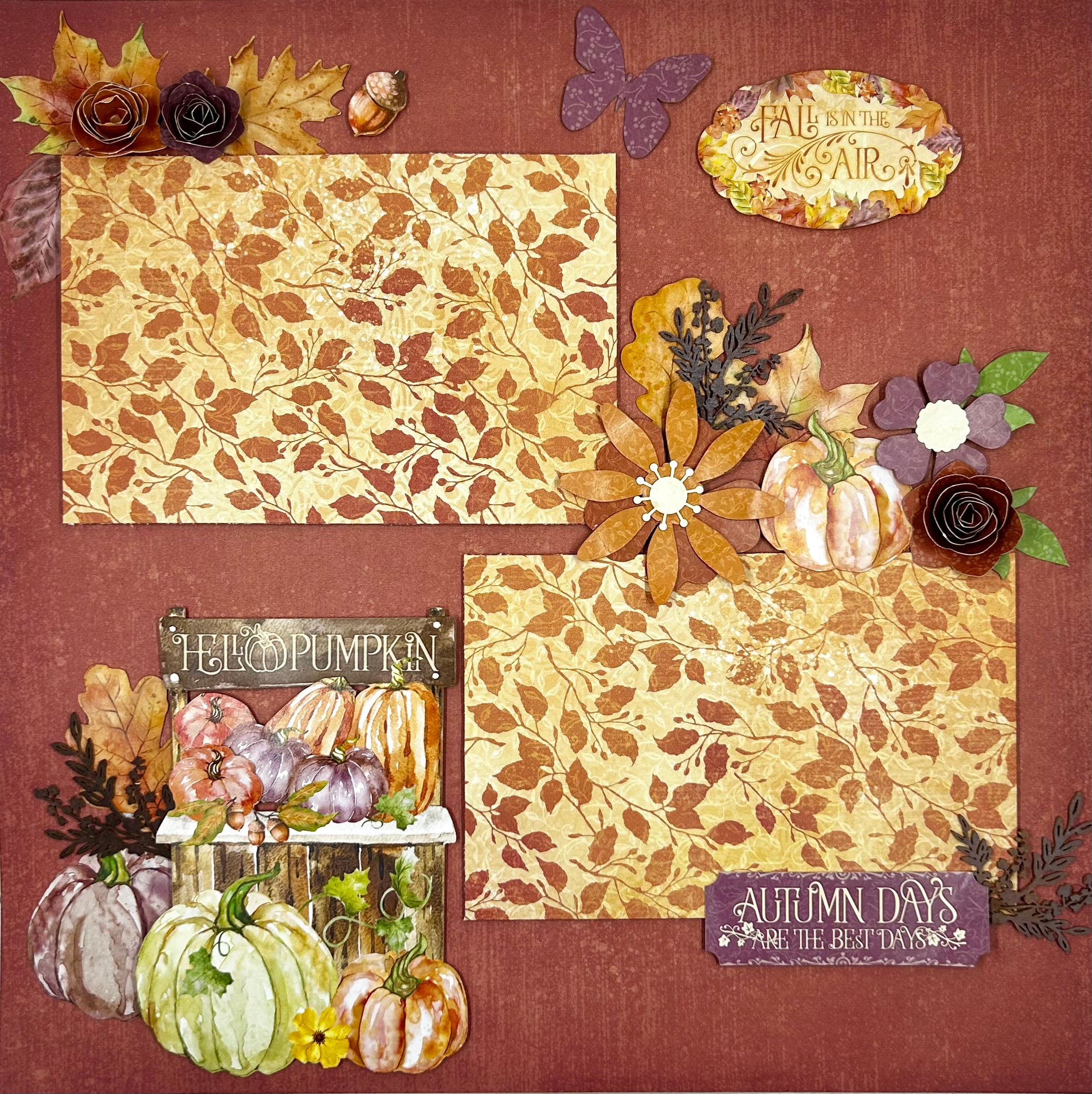 Happy Fall 2-Page Layout (Virtual Class 78) - Image 2