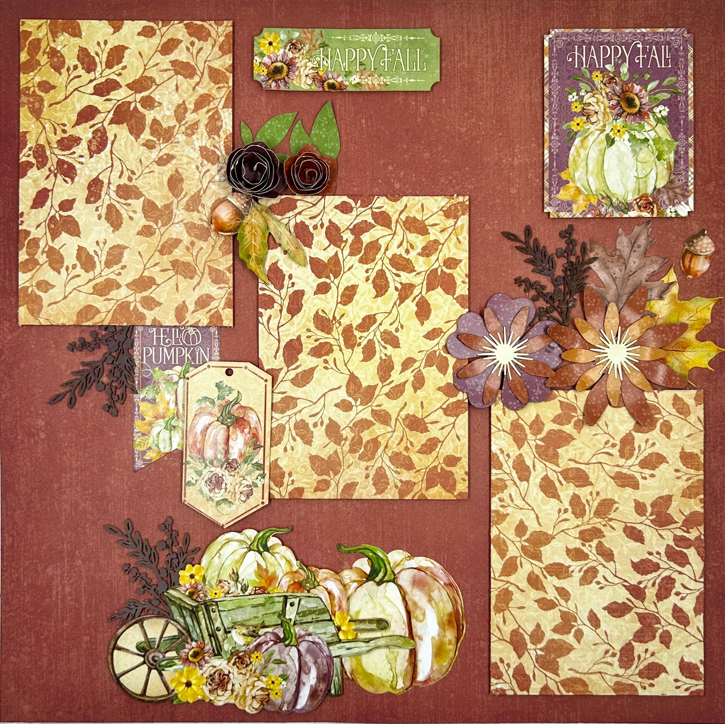Happy Fall 2-Page Layout (Virtual Class 78) - Image 3