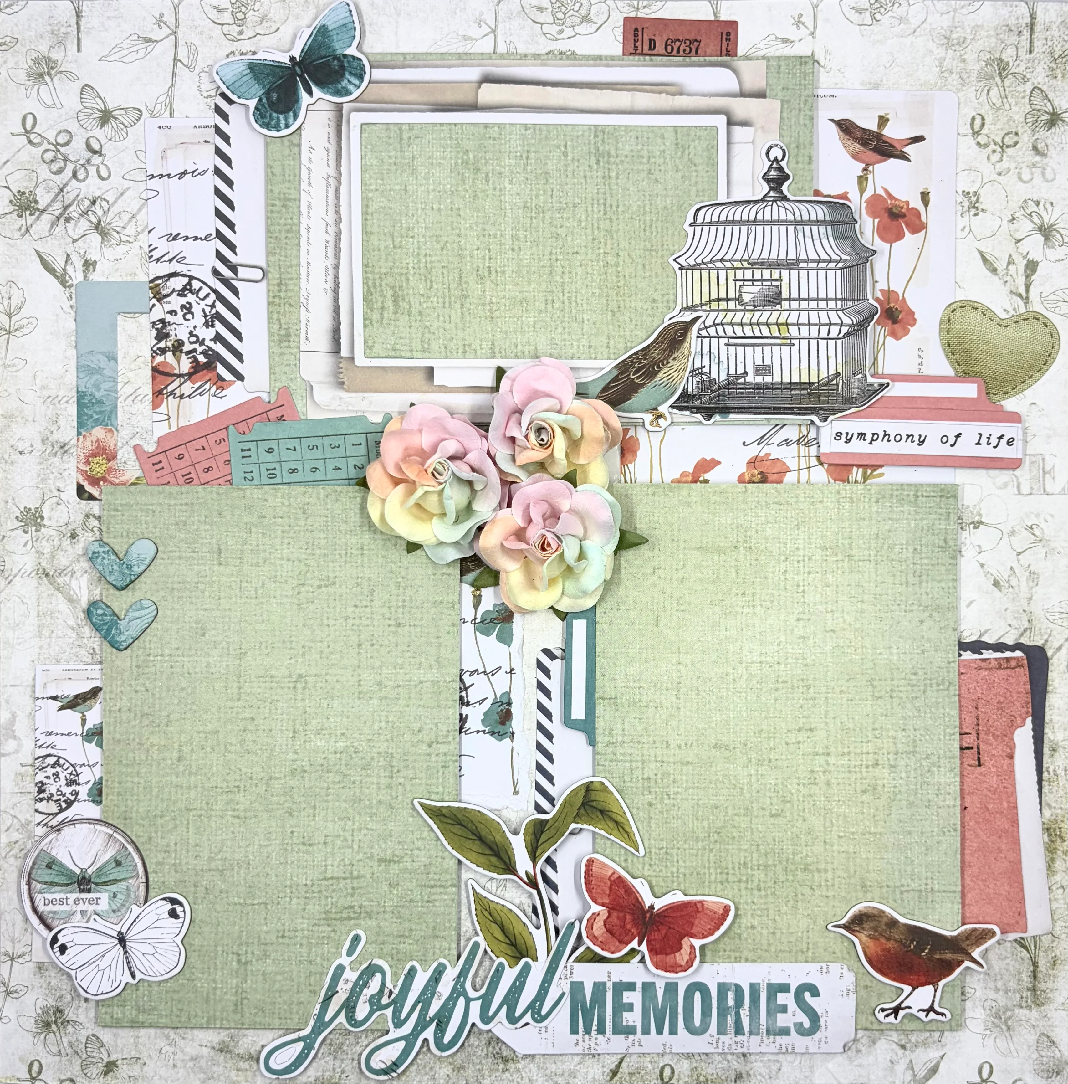 Joyful Memories 2-Page Layout - Image 3