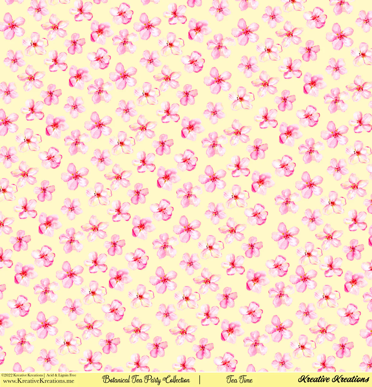 Kreative Kreations Botanical Tea Party 12” x 12” Paper Collection - Image 3