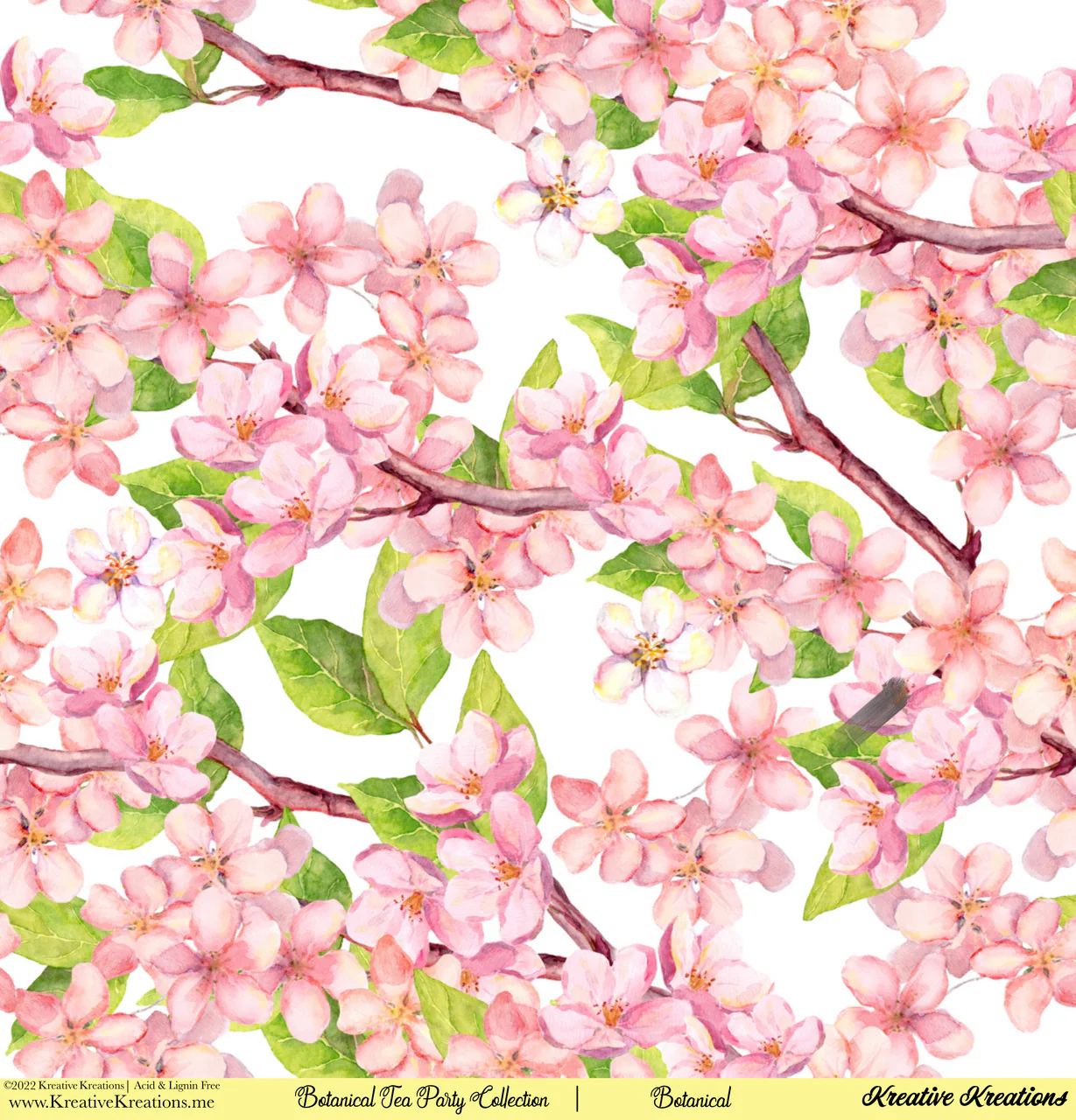 Kreative Kreations Botanical Tea Party 12” x 12” Paper Collection - Image 5
