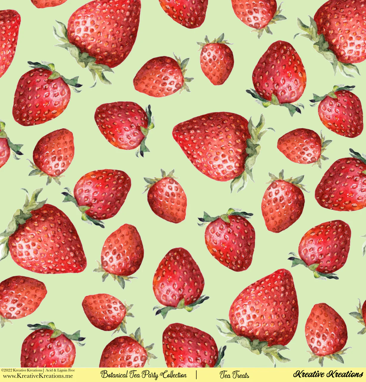 Kreative Kreations Botanical Tea Party 12” x 12” Paper Collection - Image 7