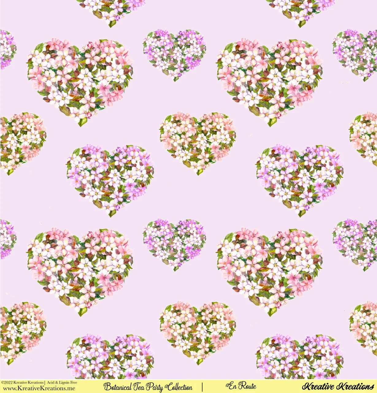 Kreative Kreations Botanical Tea Party 12” x 12” Paper Collection - Image 9