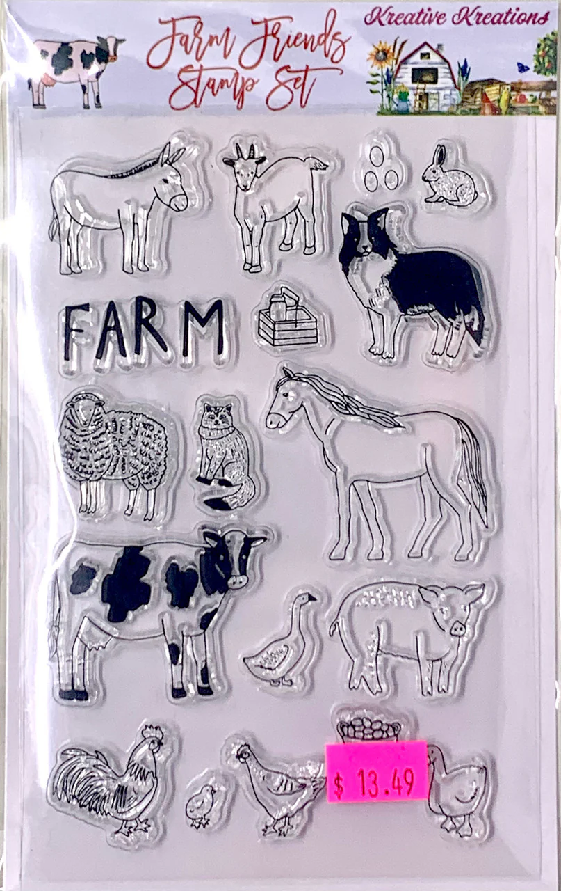 Kreative Kreations Farm Friends Stamp Set - Image 2